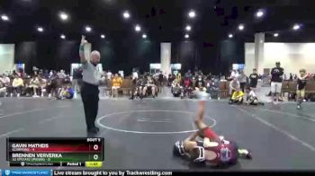 76 lbs Round 2 (6 Team) - Gavin Matheis, Scorpions vs Brennen Ververka, U2 Upstate Uprising
