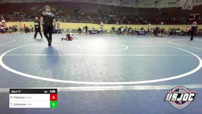 64 lbs Quarterfinal - Paxton Fellows, Firebird Elite vs Tate Johnson, Greater Heights Wrestling