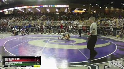 2A 126 lbs Quarterfinal - Dominick Smith, River Ridge vs Gregory Mendez, Mater Academy