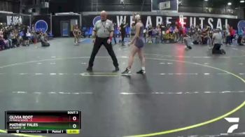 117 lbs Round 1 (8 Team) - Olivia Root, Mi Mafia White vs Mathew Fales, 42 North