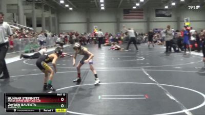 58 lbs Cons. Round 2 - Gunnar Steinmetz, Falcon Empire Wrestling Club vs Zayden Bautista, Garden City