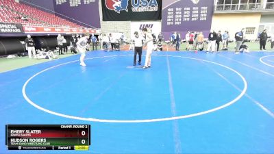 175 lbs Champ. Round 2 - Emery Slater, North Dakota vs Hudson Rogers, Team Idaho Wrestling Club