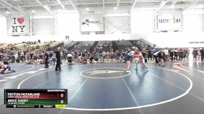 215 lbs Quarterfinal - Peyton McFarland, Funky Panda Wrestling Club vs Brice Dadey, Club Not Listed