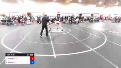 71 kg Cons 32 #1 - Jackson Tribbett, GRIT Athletics Wrestling Club vs Achilles Evans, Betterman Elite Wrestling