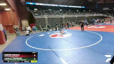 50 lbs Round 1 - Harper Mamalis, Green River Grapplers vs Camille Thompson, Pinedale Pummelers Wrestling Club