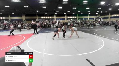 145 lbs Round Of 32 - Chandni Banks, Junkyard Dogs WC vs Aerli Solis, Wasco Wrestling