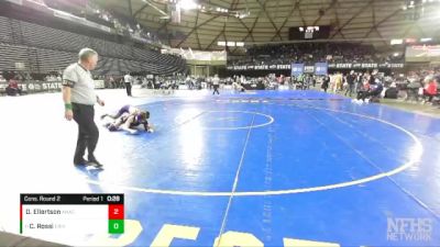 2A 120 lbs Cons. Round 2 - Caden Rossi, Columbia River vs Dominic Ellertson, Anacortes