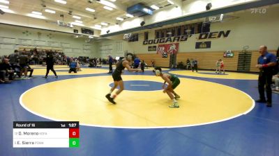 116 lbs Round Of 16 - Damian Moreno, Kofa (AZ) vs Edwin Sierra, Poway