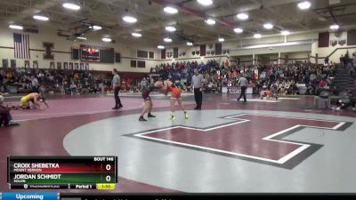 132 lbs Cons. Round 3 - Croix Shebetka, Mount Vernon vs Jordan Schmidt, Solon