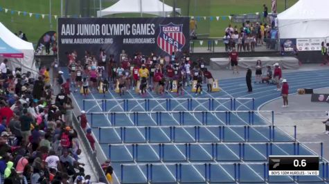 Youth Boys' 100m Hurdles Championship, Semi-Finals 12 - Age 14