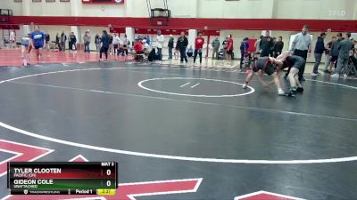 157 lbs Cons. Round 2 - Tyler Clooten, Pacific (OR) vs Gideon Cole, Unattached