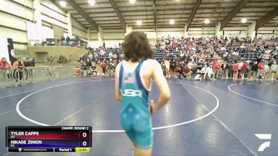 106 lbs Champ. Round 2 - Kahle Hill, MT vs Daniel Alire, AZ