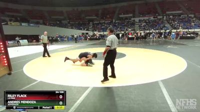 3A-106 lbs Cons. Semi - Riley Flack, La Pine vs Andres Mendoza, Jefferson