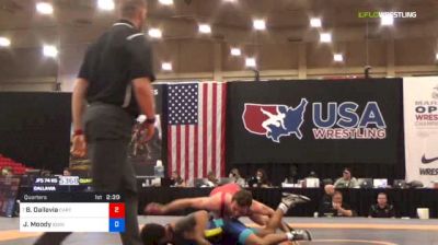 74 kg Quarters - Brandon Dallavia, Stanford - California RTC vs Jeremiah Moody, University Of Iowa