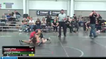 92 lbs Semis (4 Team) - Maddie Little, Scanlan vs Jackson Mazzella, Bull Island