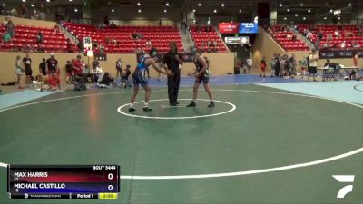 136 lbs Cons. Round 3 - Max Harris, KS vs Michael Castillo, TX