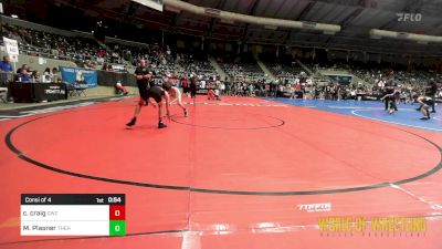 67 lbs Consi Of 4 - Connor Craig, Cowboy Wrestling Club vs Marco Plasner, The Hunt Wrestling Club