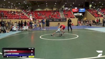 83 lbs Cons. Semi - Mason Bruber, NE vs Xzander Donner, KS