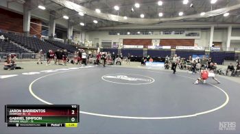 102 lbs Finals (4 Team) - Gabriel Simpson, Minisink Valley vs Jaron Barrientos, Starpoint HS