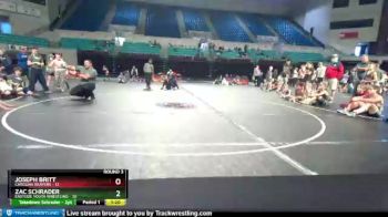 75 lbs Round 3 (3 Team) - Zac Schrader, Eastside Youth Wrestling vs Joseph Britt, Carolina Reapers