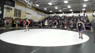 195 lbs Quarterfinal - Aaron Borkowski, Southington vs Sammy Montovani, East Hartford