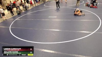 87 lbs Cons. Round 3 - Benjamin Schmid, Northern Elite Wrestling Club vs Landon Clinkscales, Farmington Wrestling Club