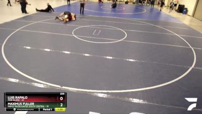 235 lbs Finals (8 Team) - Maximus Fuller, Maple River/United South Central vs Luis Rapalo, Pine Island