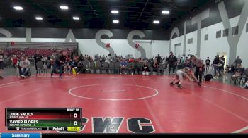 95 lbs Round 3 (8 Team) - Jude Salko, M2 RED (PA) vs Xavier Flores, Indiana Outlaws
