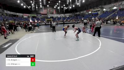 115 lbs Consi Of 16 #1 - Deacon Aragon, La Junta vs Colby O'Brien, Bob Cats