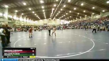 97 lbs Round 3 (4 Team) - Abraham Coronado, Gold Rush Wrestling vs Benjamin Ploehn, Utah Green