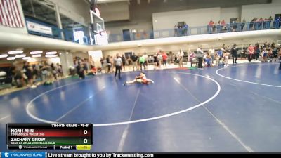 78-81 lbs Round 5 - Noah Ahn, Timpanogos Wrestling vs Zachary Grow, Sons Of Atlas Wrestling Club