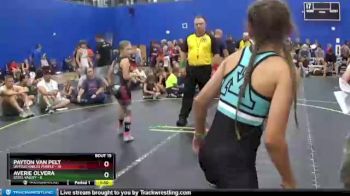 75 lbs Round 5 (6 Team) - Averie Olvera, Steel Valley vs Payton Van Pelt, Untouchables Purple