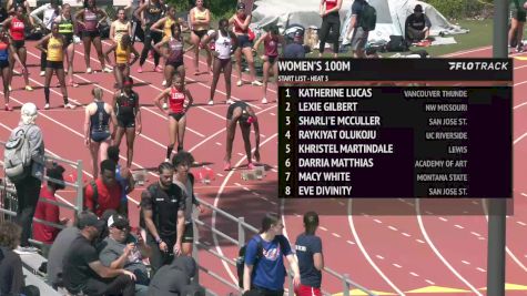 Women's 100m, Finals 3