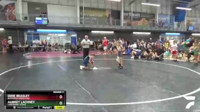 55 lbs Round 3 - Aubrey Lachney, Lakeshore Titans vs Dixie Beasley, Blackman Wrestling