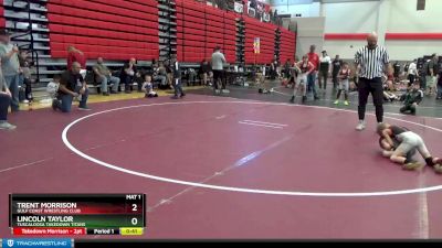 45 lbs 3rd Place Match - Lincoln Taylor, Tuscaloosa Takedown Titans vs Trent Morrison, Gulf Coast Wrestling Club