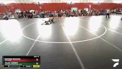 108 lbs Cons. Round 3 - Talen Sienko, Waunakee Wrestling Club vs Rayden Kramas, Wisconsin