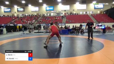 97 kg Rnd Of 32 - Jordan Davis, Tiger Wrestling Club vs Micah Burak, TMWC