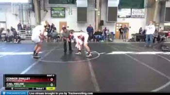 160 lbs Round 2 (4 Team) - Cael Mielnik, Dynasty Bad Boy vs Connor Smalley, PA Alliance White