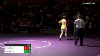 182 lbs Dual - Conner Graber vs Jared Krattiger