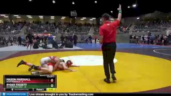 152 lbs Quarterfinals (8 Team) - Ryder Fassett, 6A Mountain View vs Mason Marshall, 6A McMinnville