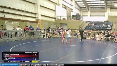 96 lbs Placement Matches (8 Team) - Kailey Graham, Alaska vs Tia Hotema, Hawaii