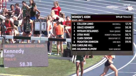 Women's 400m, Finals 5