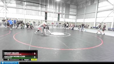 117-124 lbs Round 2 - Broady Nelson, Okanogan Underground WC vs Kaitlynn Moore-Carr, Washington