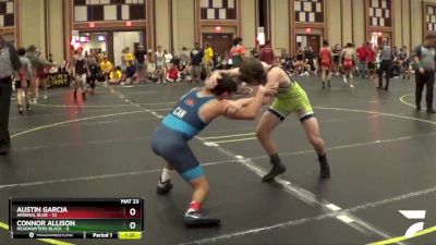 125 lbs Semis & 1st Wrestleback (8 Team) - Connor Allison, Headhunters Black vs Austin Garcia, Arsenal Blue