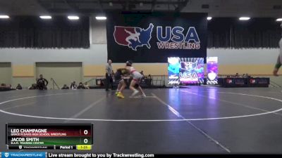 106 lbs Champ. Round 1 - Jacob Smith, B.A.M. Training Center vs Leo Champagne, Grace M Davis High School Wrestling