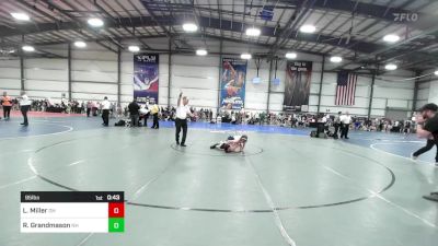 95 lbs Consi Of 32 #2 - Lukas Miller, OH vs Reid Grandmason, NH