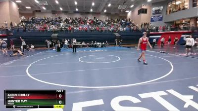 190 lbs Semifinal - Aiden Cooley, Allen vs Hunter May, Willis