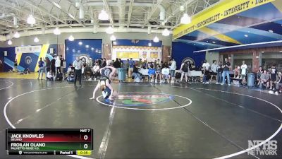 132 White Cons. Round 2 - Jack Knowles, Deland vs Froilan Olano, Palmetto Ridge H.S.