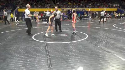 70 lbs Rd 5 - Consi Of 8 #2 - Jae Swanick, Wallenpaupack vs Jordyn Greathouse, Titusville