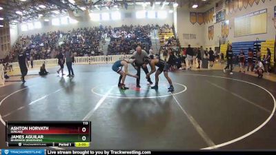 113 lbs Cons. Round 3 - ASHTON HORVATH, Sunlake vs James Aguilar, Riverview (Riverview)